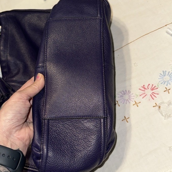 NWOT Coach of New York Avery leather hobo purse indigo purple - Picture 3 of 12